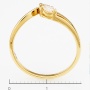 Кольцо из желтого золота 750 пробы c 2 бриллиантами Л18094859 фото 4