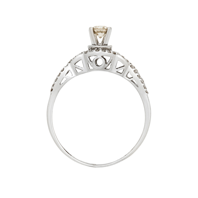 Кольцо из золота 750 пробы c бриллиантами, Л 3706 5076 за 52720