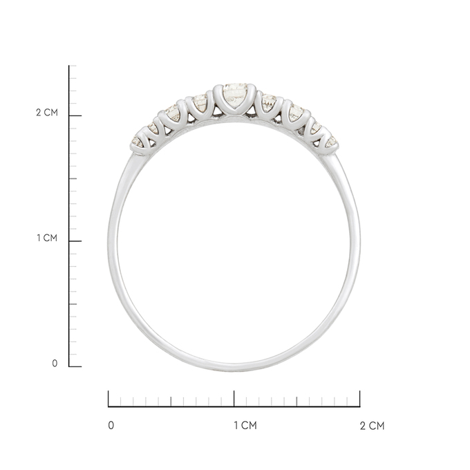 Кольцо из золота 750 пробы c бриллиантами