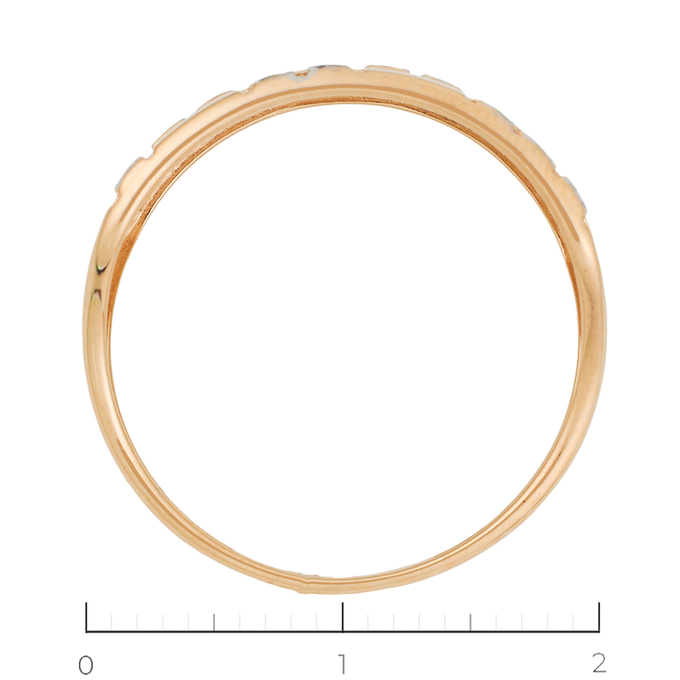 Кольцо из комбинированного золота 585 пробы, Л 3013 6037 за 24640