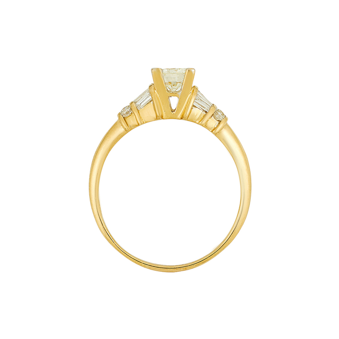 Кольцо из золота 750 пробы c бриллиантами, Л 2812 0626 за 162320