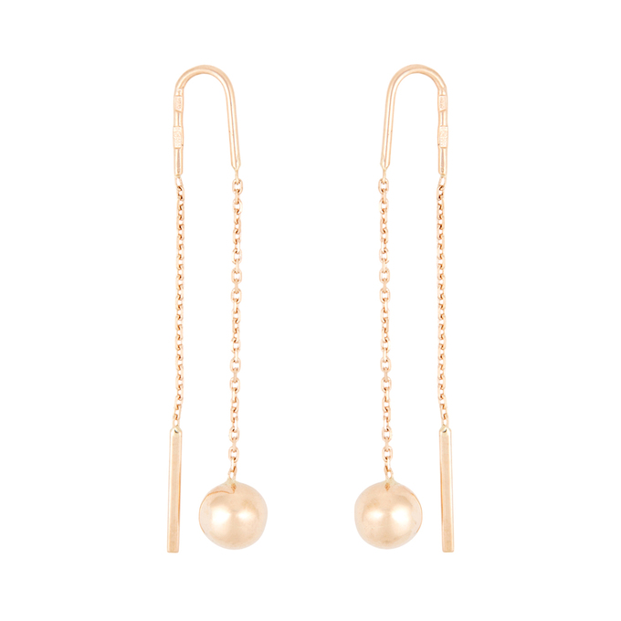 Серьги из золота 585 пробы