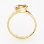 Кольцо из желтого золота 585 пробы c 2 бриллиантами Л23149136 фото 3