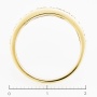 Кольцо из желтого золота 585 пробы c 17 бриллиантами Л29113734 фото 4