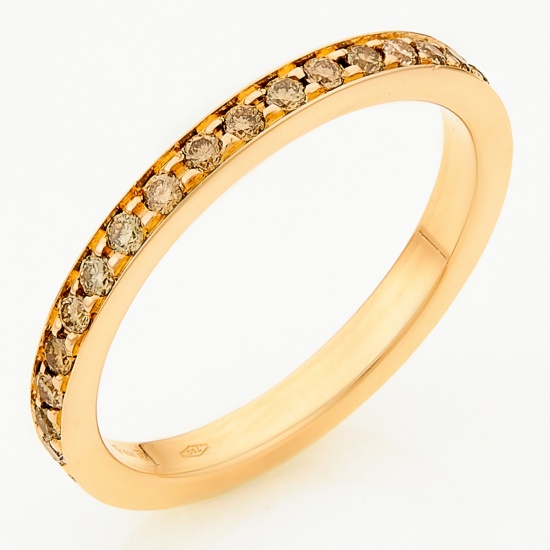 Кольцо из красного золота 750 пробы c 34 бриллиантами, Л35054977 за 38250