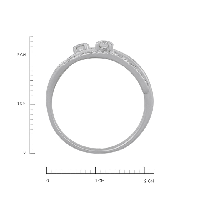 Кольцо из золота 585 пробы c бриллиантами, Л 3014 5849 за 87120