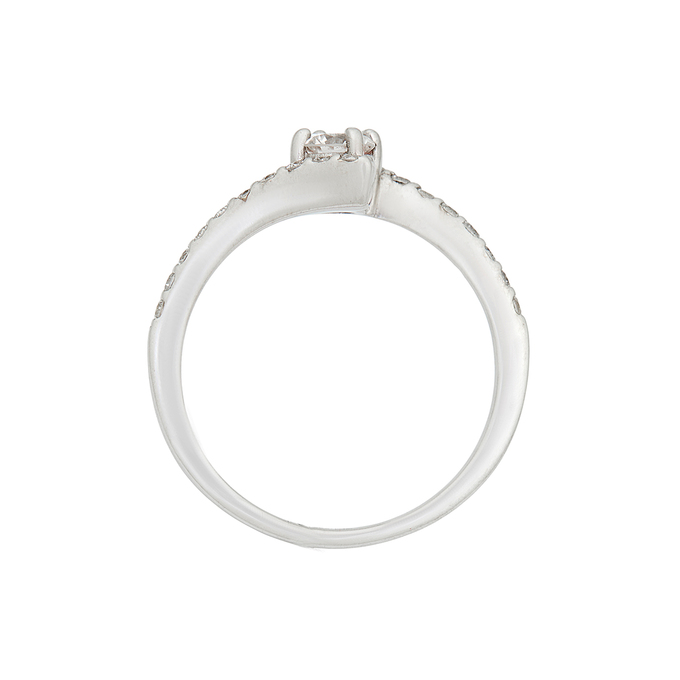 Кольцо из золота 585 пробы c бриллиантами, Л 6402 3075 за 41400