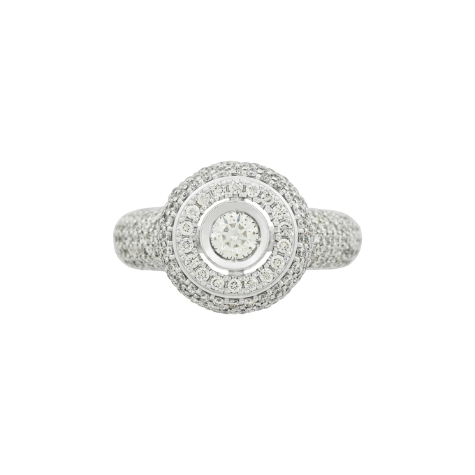 Кольцо из золота 585 пробы c бриллиантами, Л 2207 8520 за 159000