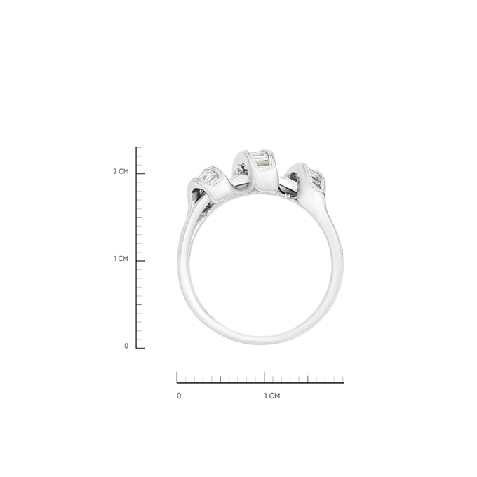 Кольцо из золота 750 пробы c бриллиантами, Л 5703 7628 за 55900