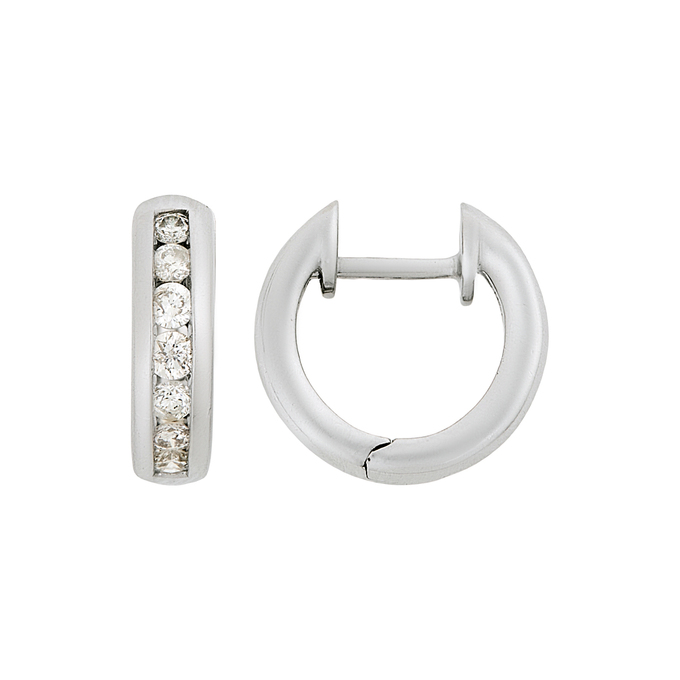 Серьги из золота 585 пробы c бриллиантами, Ц О007 1114 за 50900