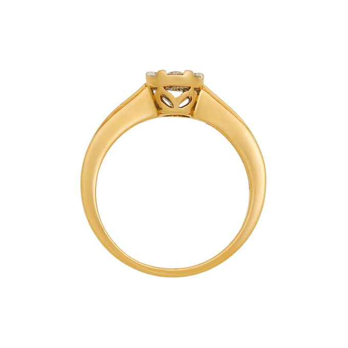 Кольцо из золота 750 пробы c бриллиантами, Л 6002 4201 за 57540