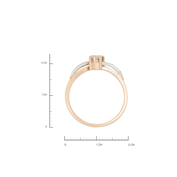 Кольцо из золота 585 пробы c бриллиантами, Л 3014 5188 за 42800