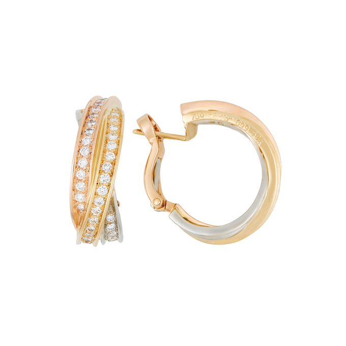 Серьги Cartier Trinity, Л 2810 9502 за 580000