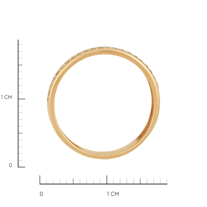 Кольцо из золота 585 пробы c бриллиантами, Л 6201 5352 за 25520