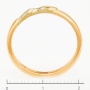 Кольцо из комбинированного золота 585 пробы c 2 бриллиантами Л36059106 фото 3