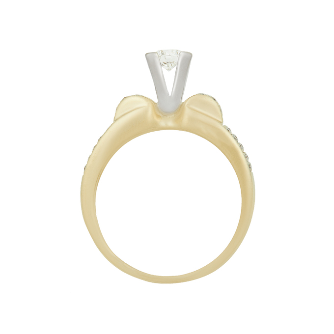 Кольцо из золота 585 пробы c бриллиантами, Л 2809 7528 за 205000