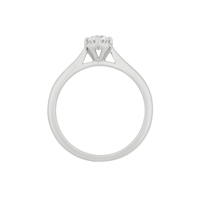 Кольцо из золота 585 пробы c бриллиантом, Л 3606 4961 за 109200