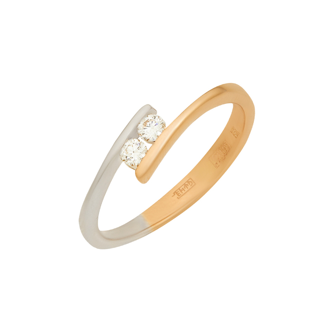 Кольцо из золота 585 пробы c бриллиантами, Л 2811 9095 за 42800