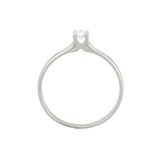 Кольцо из золота 585 пробы c бриллиантом, Л 0617 0048 за 31120