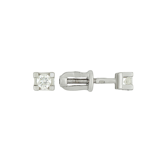 Серьги из золота 585 пробы с бриллиантами, Л 5805 3551 за 28600