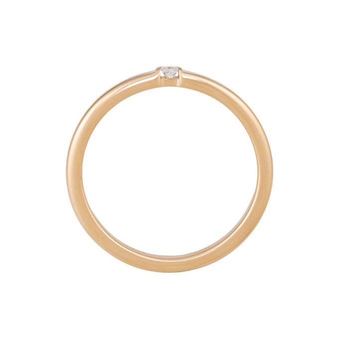 Кольцо из золота 585 пробы c бриллиантом, Л 5208 1669 за 27100