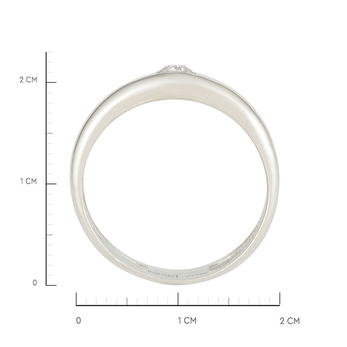 Кольцо из золота 585 пробы c бриллиантом, Л 3911 2777 за 54000