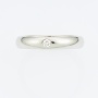 Кольцо из белой платины 950 пробы c 1 бриллиантом 134275 фото 2