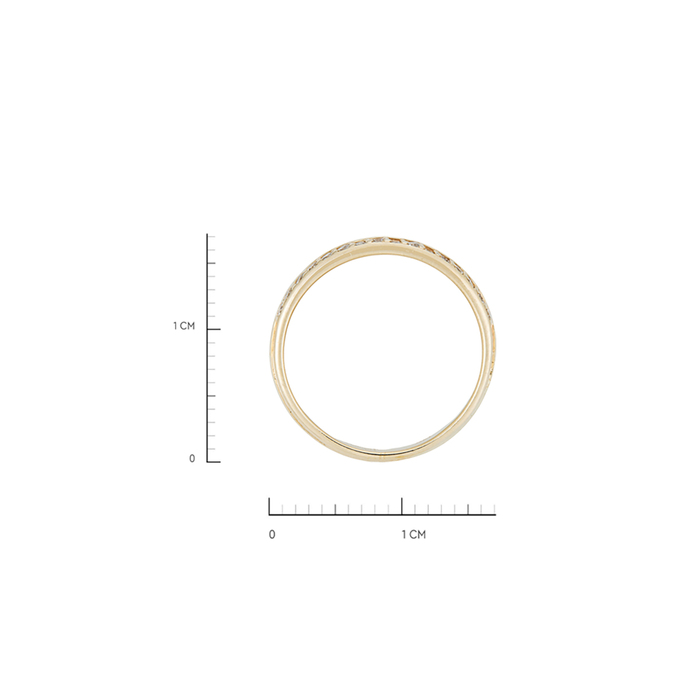 Кольцо из золота 585 пробы c 16 бриллиантами, Л 2810 6232 за 36400