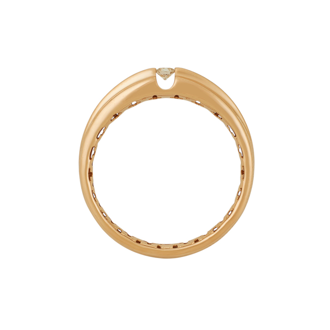 Кольцо из золота 585 пробы c бриллиантом, Л 2812 0559 за 19600