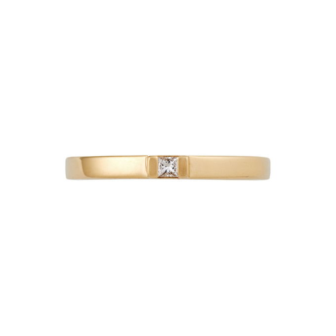 Кольцо из золота 750 пробы с бриллиантом, Л 2813 3949 за 43600