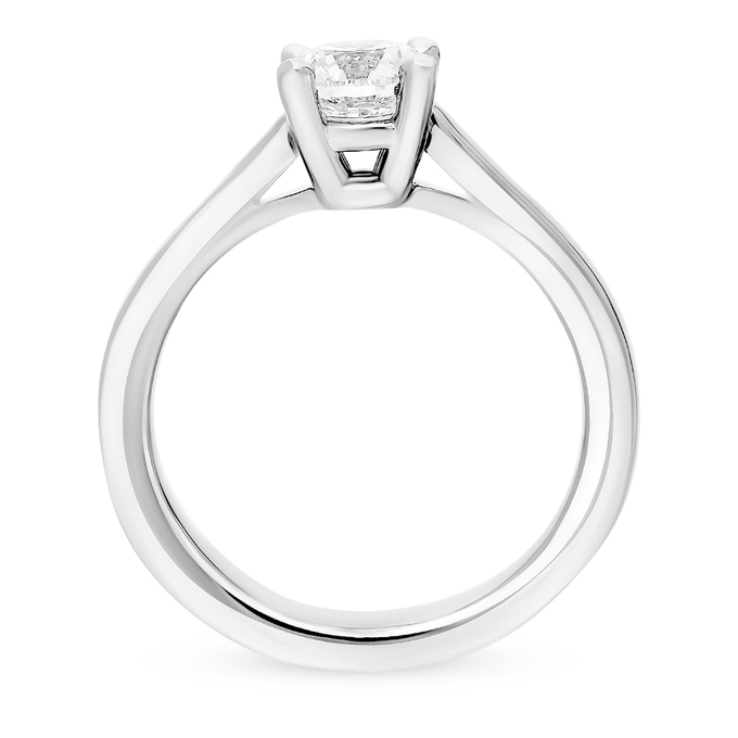 Кольцо из золота 750 пробы c бриллиантом, Л 3306 3859 за 390000