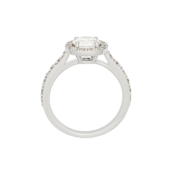 Кольцо из золота 585 пробы c бриллиантами, Л 2811 8166 за 517000