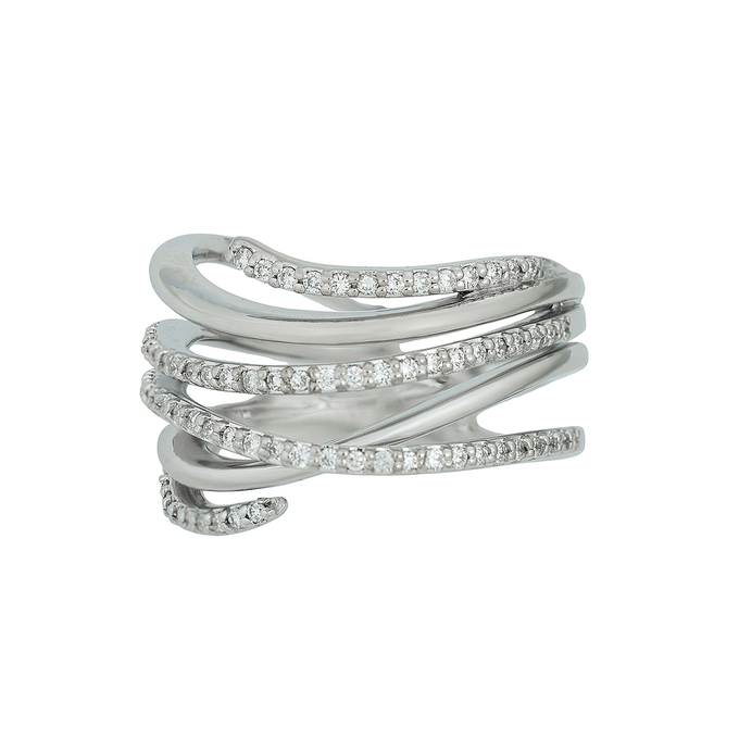 Кольцо из золота 750 пробы c бриллиантами, Л 0515 0478 за 112450