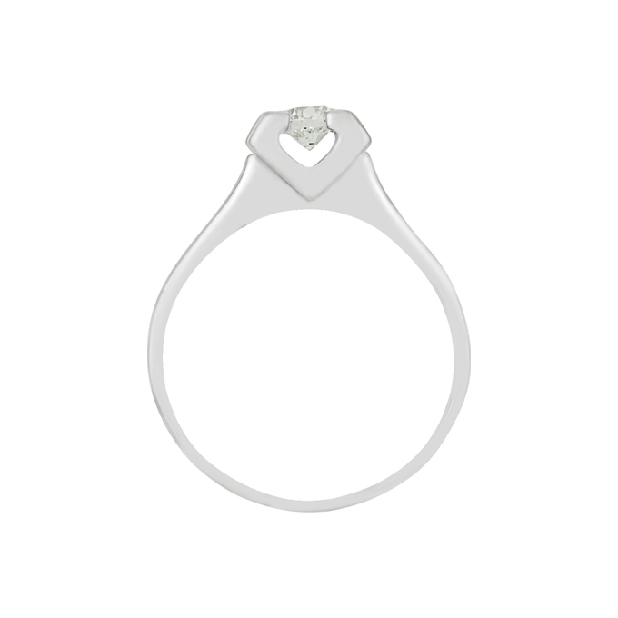 Кольцо из золота 750 пробы c бриллиантом, Л 2811 8682 за 167600