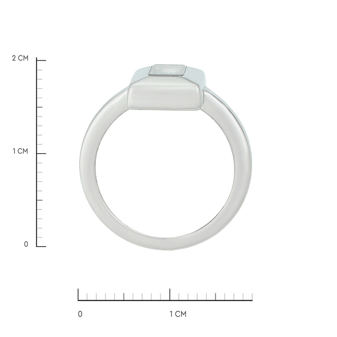 Кольцо из золота 750 пробы c бриллиантом, Л 2811 0711 за 130000