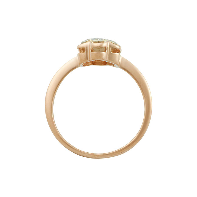 Кольцо из золота 585 пробы c бриллиантами, Л 5406 2744 за 31600