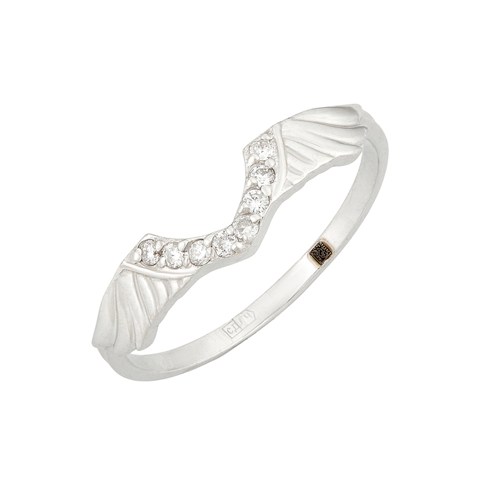 Кольцо из золота 585 пробы c бриллиантами, Ц О007 2053 за 87500