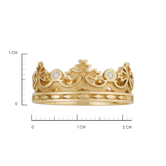 Кольцо из золота 585 пробы с бриллиантами, Л 0808 9427 за 47100
