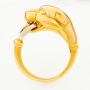 Кольцо из комбинированного золота 585 пробы Л11137041 фото 3