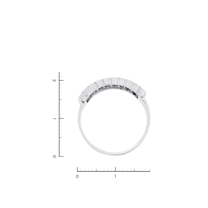 Кольцо из золота 585 пробы c 27 бриллиантами, Л 4709 9340 за 67830