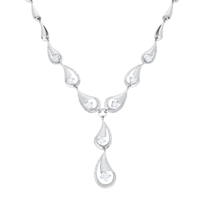 Колье из золота 585 пробы c бриллиантами, Л 2811 8912 за 217000