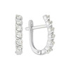 Серьги из золота 585 пробы c фианитами