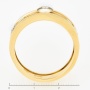 Кольцо из желтого золота 750 пробы c 7 бриллиантами Л73012385 фото 4