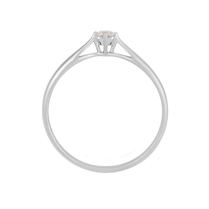 Кольцо из золота 585 пробы c бриллиантом, Л 6103 1245 за 16400