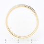 Кольцо из комбинированного золота 585 пробы c 7 бриллиантами Л45003511 фото 4