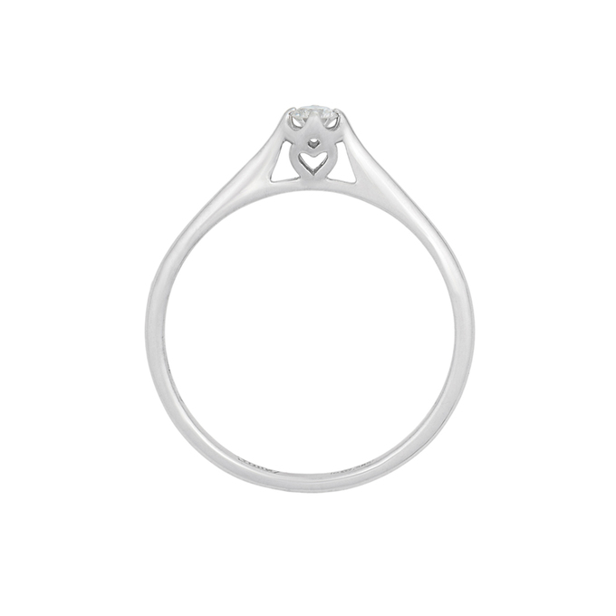 Кольцо из золота 585 пробы c бриллиантом, Л 3706 4598 за 13200