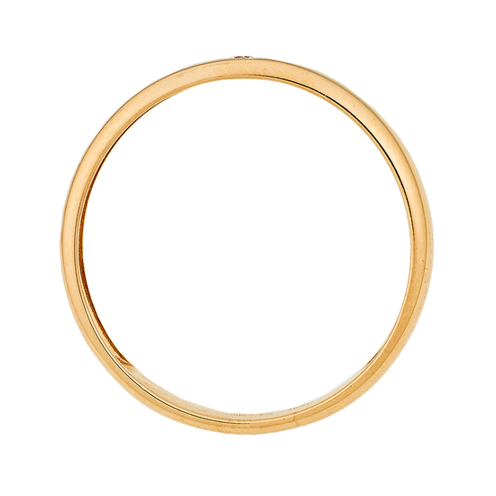 Кольцо из красного золота 585 пробы c 1 бриллиантом, Л23158118 за 12300