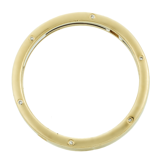 Кольцо из комбинированного золота 585 пробы c 12 бриллиантами, Л11143560 за 20655