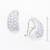 Серьги из золота 750 пробы c 82 бриллиантами