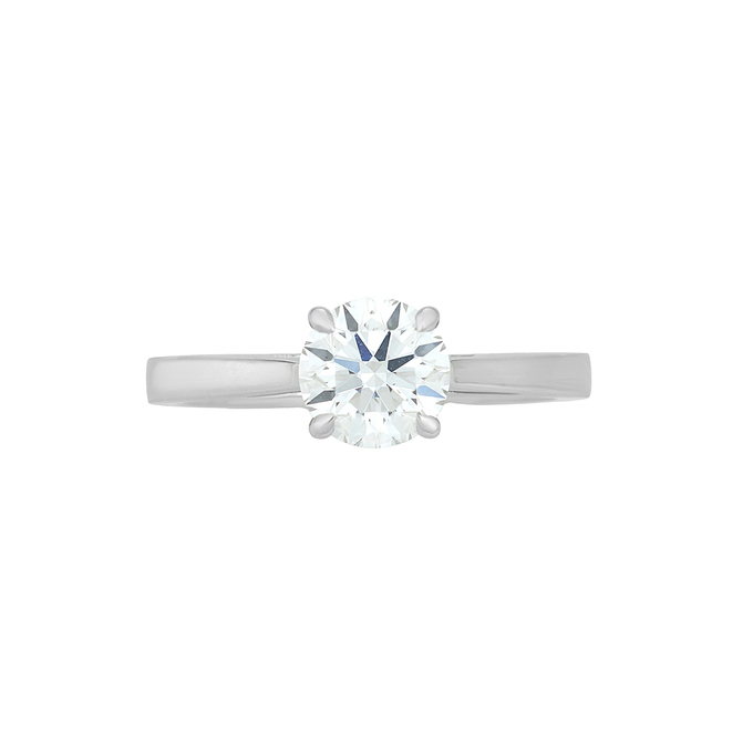 Кольцо из золота 750 пробы c бриллиантом, Л 2811 7678 за 810000